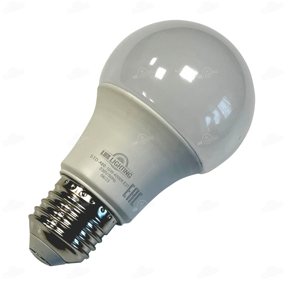 Лампа светодиодная STD-A60-15W 4000K E27